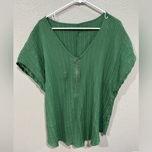 Green tunic blous